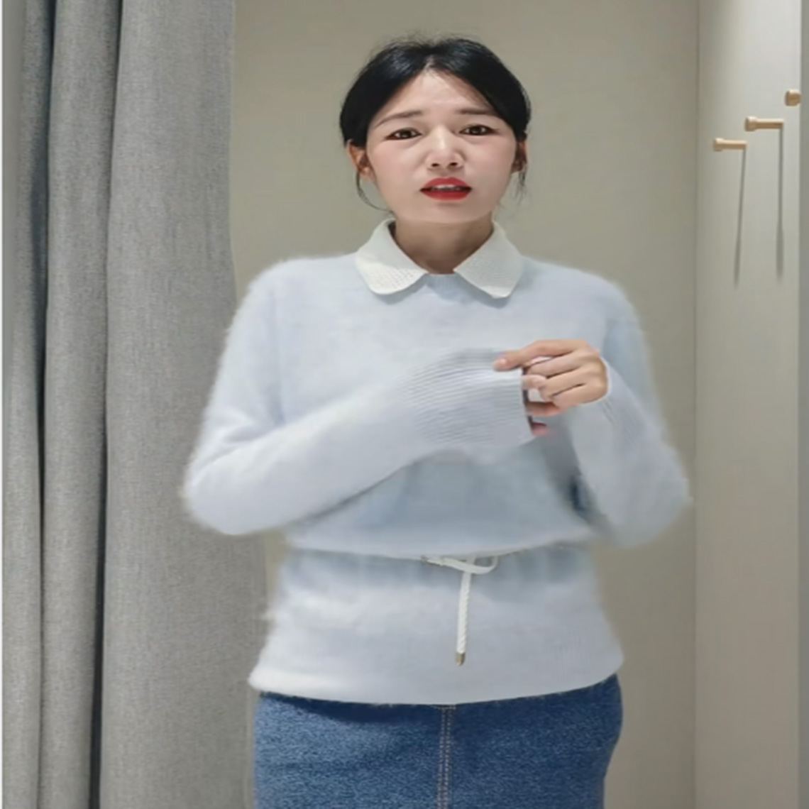 简约基础圆领多色休闲内搭羊绒衫