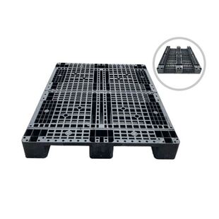 黑色防静电托盘防静电卡板防静电栈板1210仓库地台板仓储卡板垫i.