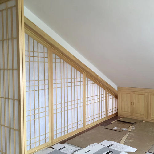 榻榻米煌林祥居推拉移门实木日式