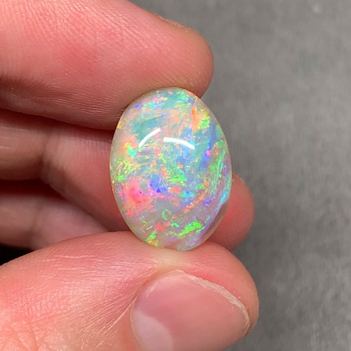 澳洲天然欧泊星系多彩黑水晶欧泊戒指吊坠6.2ct 16.6*12.2*5.4mm