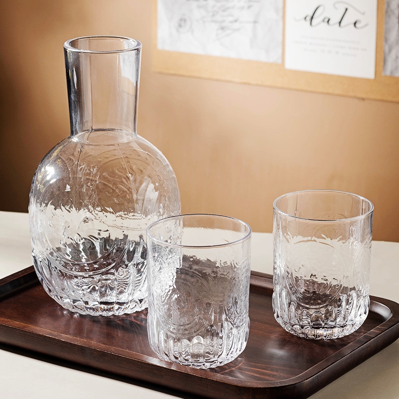 海棠花玻璃冷水壶凉水壶耐高温