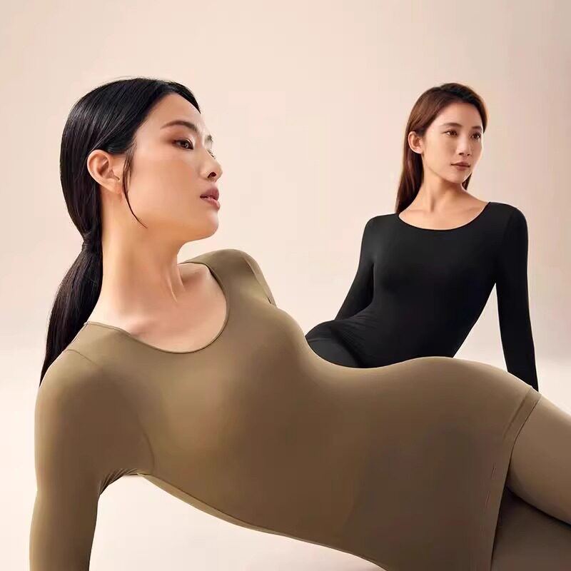 新款润肤美肤衣保暖套装女轻薄无痕面膜肌底衣