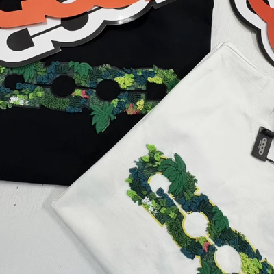 【苏新皓同款】GOODBRAND 立体绿植地球刺绣地图logo短袖T恤