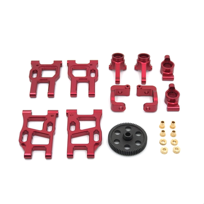 LC RACING 1/10 PTG-2遥控车配件 金属升级 摆臂 转向杯 减速齿轮