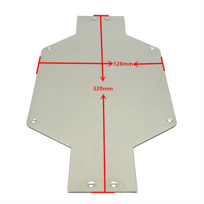 美嘉欣1/10不锈钢底盘护甲