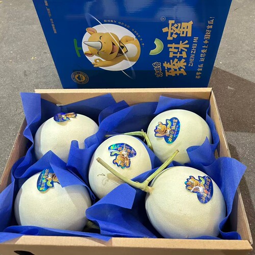 臻珠蜜希牛蜜瓜新鲜软糯甜多汁
