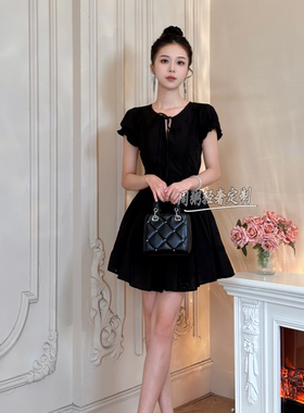 短裙黑色显瘦气质轻奢夏季连衣裙61666