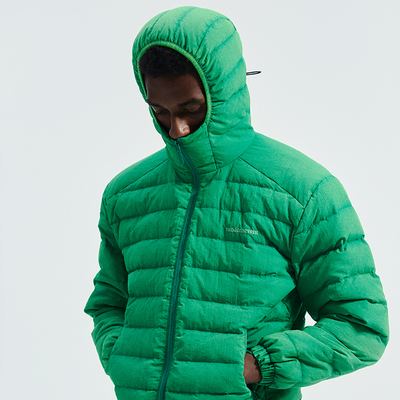 Randomevent仿旧洗水连帽羽绒服 2025年秋冬