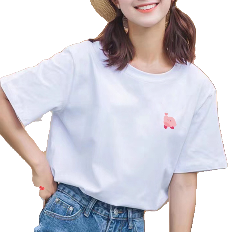 星之卡比夏季薄款小众短袖纯棉
