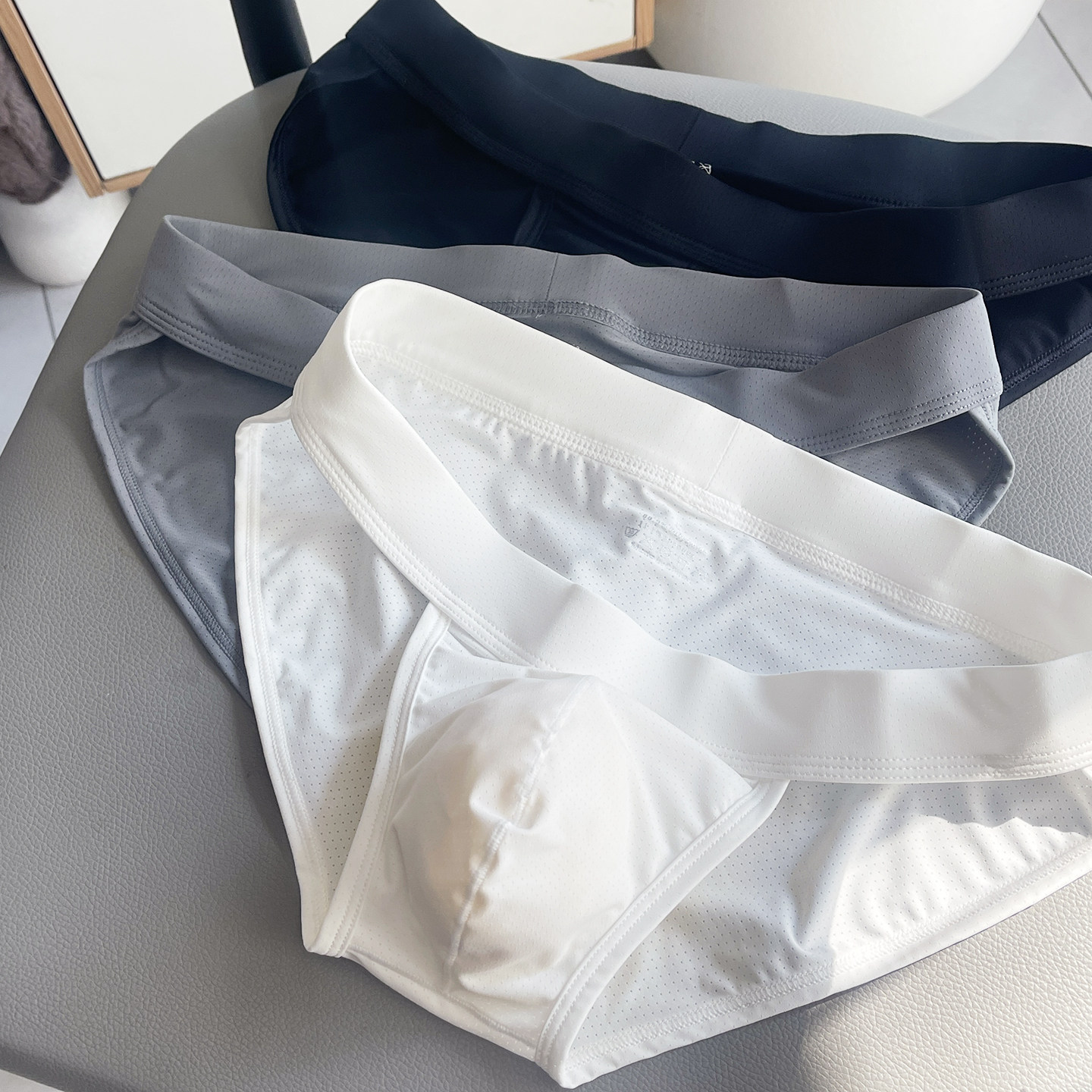 3条装高品质网孔冰丝面料三角男士内裤男生U凸性感青年透气底裤头,女士内衣/男士内衣/家居服,男三角内裤,淘宝优惠券,粉丝福利购,淘宝优惠卷