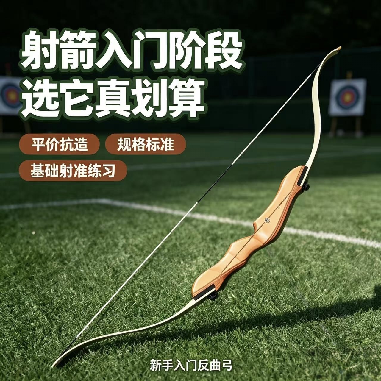 TBTC实木入门标准竞技反曲弓套装