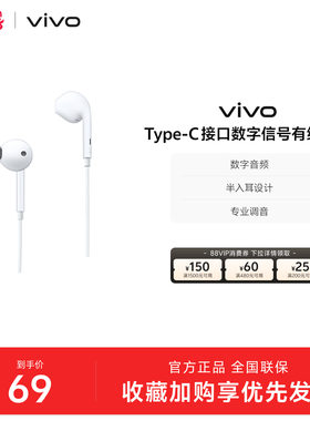 vivo Type-c接口数字信号有线耳机