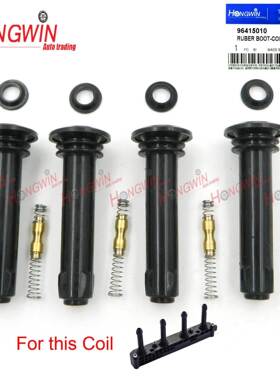 适用雪佛兰Optra 2.0L ZS508点火线圈橡胶靴套件带弹簧 96415010