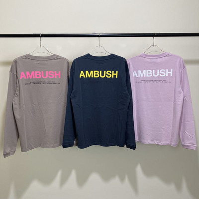 AMBUSH 19ss 大LOGO长袖 三色 ins网红爆款同款潮流情侣款 男女