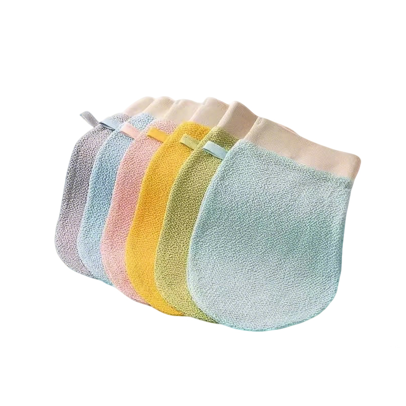 不伤肤细砂中纱搓澡巾薄款高效去污速干天然纤维家用女士洗澡用品