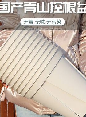 白色青山盆控根塑料花盆简约透气透明盆树脂大口径花盆网红热植专