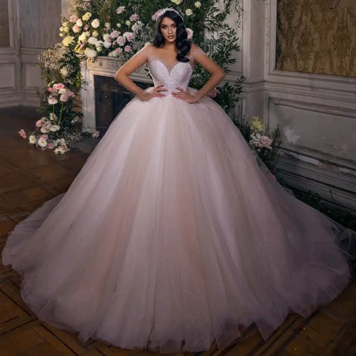 Бальное платье свадебное платье, задержанное принцессой, свадебное платье