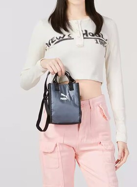 PUMA彪马单肩背包女子百搭休闲斜挎健身跑步训练运动包 079498-01