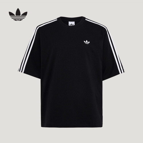 adidas阿迪达斯短袖男2026夏季休闲宽松圆领透气T恤KG6331 KG6334