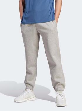 Adidas阿迪达斯运动裤男子宽松收口透气休闲针织长裤IJ6882 IB404