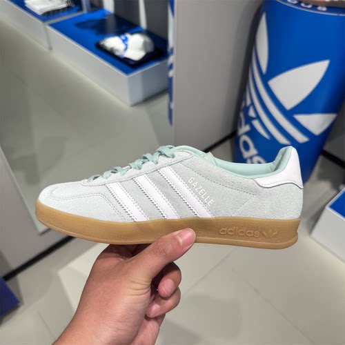 阿迪达斯三叶草男女鞋2025秋季GAZELLE INDOOR运动鞋休闲鞋JS1396