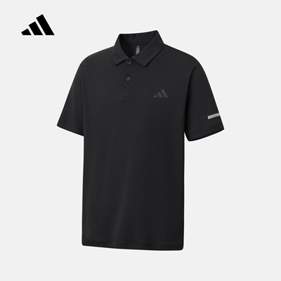 adidas阿迪达斯运动T恤男装2026夏季POLO衫休闲翻领透气T恤KX2745