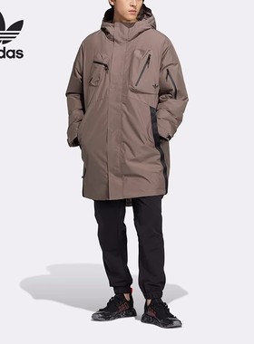 Adidas/阿迪达斯三叶草羽绒服男子保暖防风休闲外套HS9470 HS9469