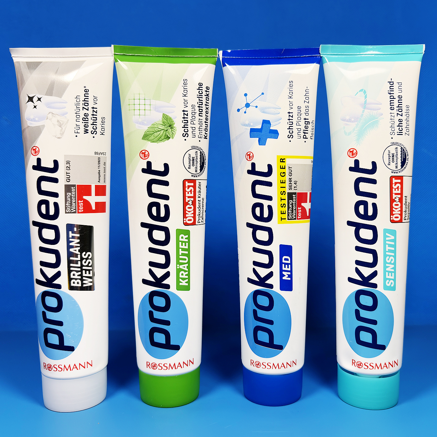 德国prokudent成人牙膏含氟去黄去口臭牙龈护理高氟防蛀口气清新