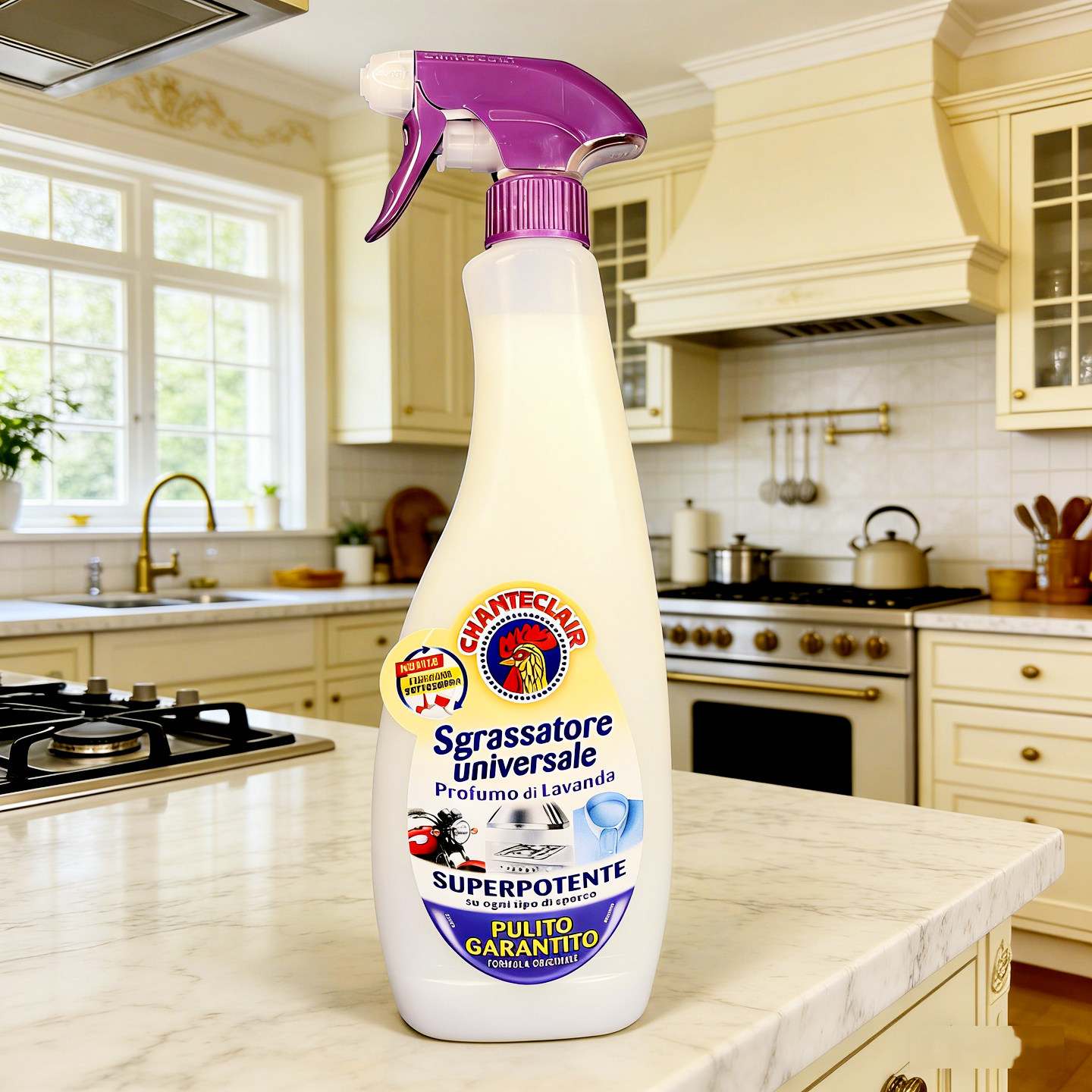 意大利大公鸡头管家多能强力去油污净清洁剂厨房去重油烟原装进口