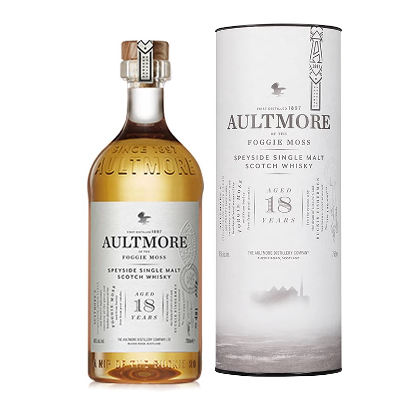 AULTMORE 18YO 欧摩18年斯贝塞单一麦芽苏格兰威士忌英国进口洋酒图片