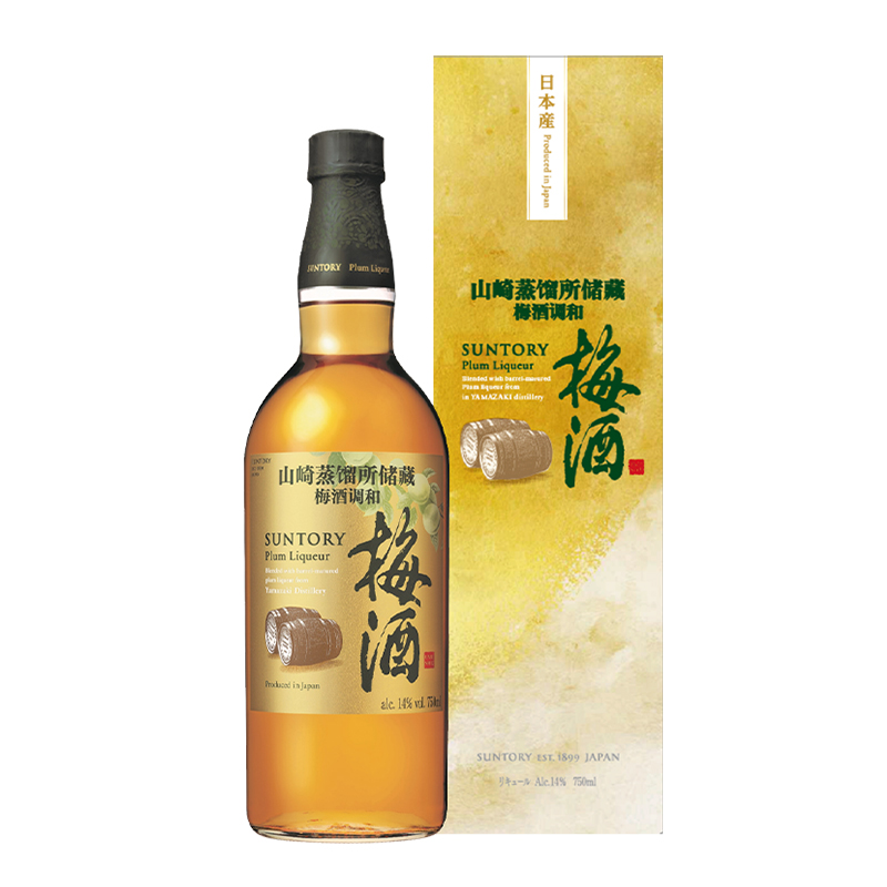 宾三得利梅酒山崎蒸馏所储藏梅酒调和酒 日本进口750ml