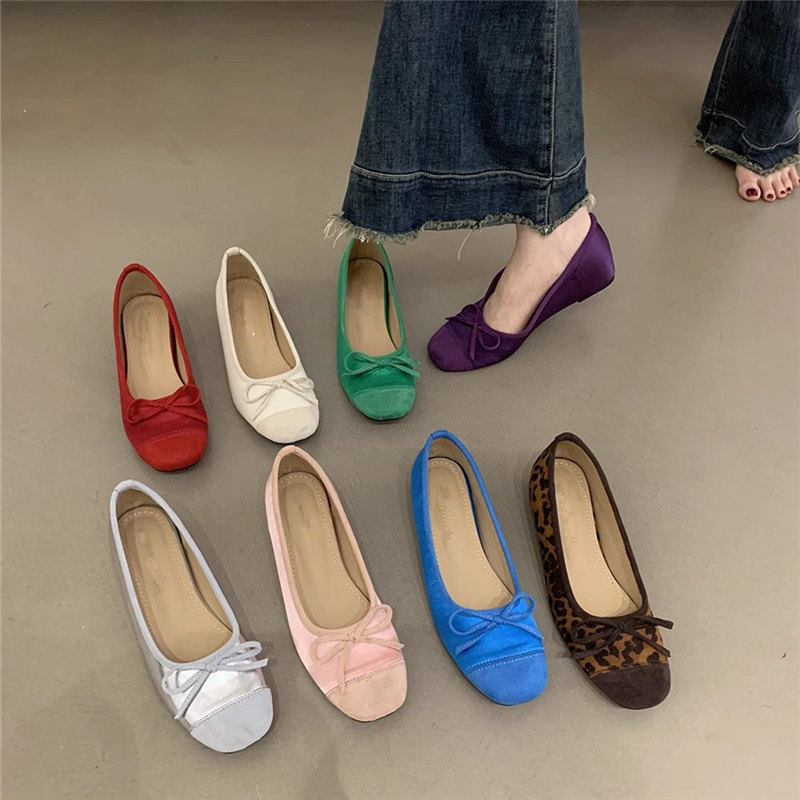 简梦娇2025春季新款蝴蝶结单鞋