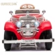 Окранный красный верх с полным приводом + 14А батарея + кожаные сиденья мягкие шины + взрослые