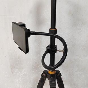 直播金属软管360旋转固定床头金属懒人手机支架病床钳夹专用支架