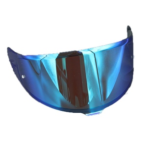 适用日本SHOEI全盔X15头盔专用电镀镜片日夜用通风镜副厂改装配件