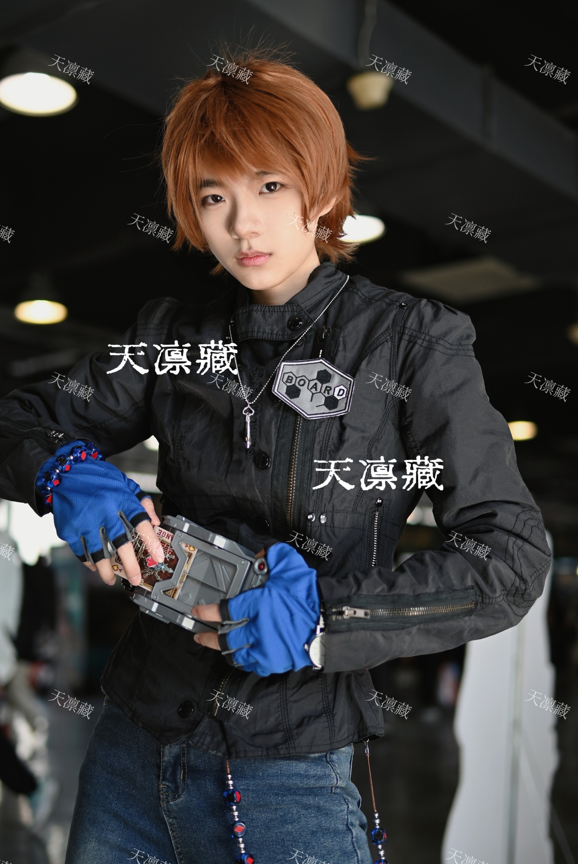 【天凛藏】假面骑士剑Blade剑崎一真手套cos机车cosplay布雷德