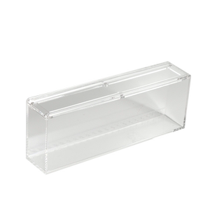 老季透明水晶观察鱼盒 野采路亚飞钓马口带刻度尺溪流马口亚克力