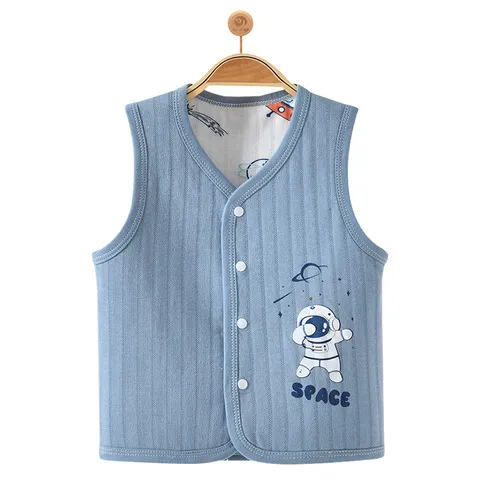 马甲女童婴儿男孩坎肩纯棉小马夹宝宝外穿背心新生儿童春秋季春季