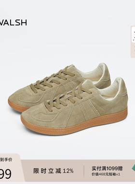 NormanWalsh丨GAT系列【董生活】男女巴恩风麂皮复古德训鞋薄底鞋