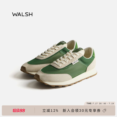 WALSHLA84夏季透气网鞋慢跑鞋