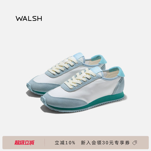 WALSH丨GYMMIE系列 夏季休闲运动鞋轻便透气慢跑鞋小布鞋男女同款 - 封面