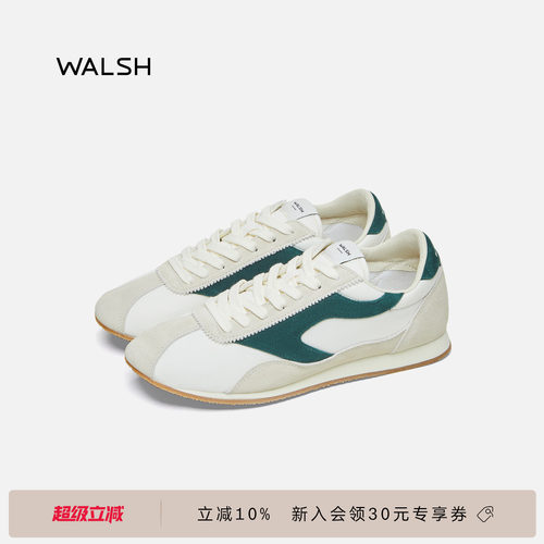 WALSH丨COB系列 夏季新款复古运动鞋赛车鞋休闲鞋慢跑鞋男女同款