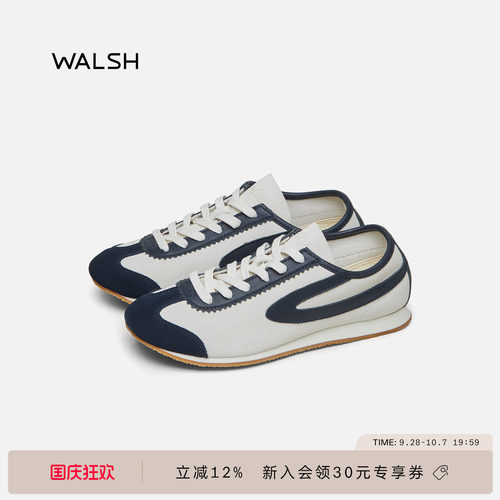 WALSH丨SONNET 系列 春夏透气薄底鞋复古慢跑鞋休闲德训鞋男女