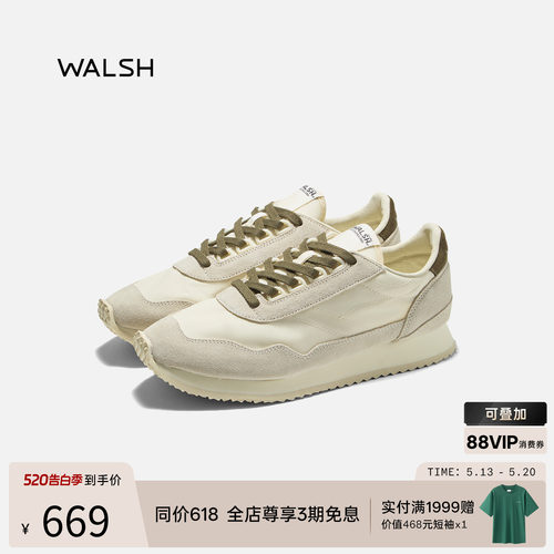 NormanWalsh复古慢跑鞋轻休闲鞋