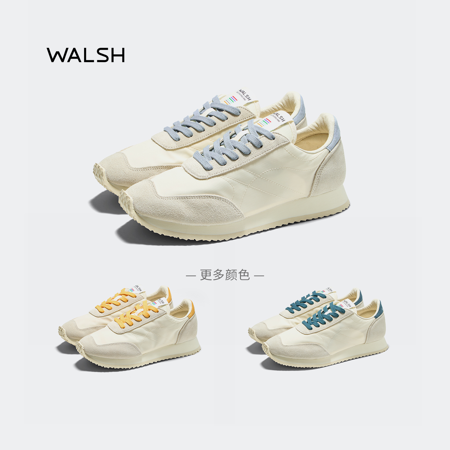 NormanWalsh运动休闲小白鞋