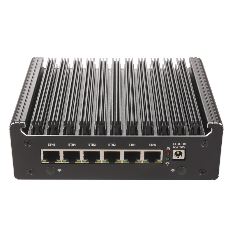 康耐信8505/U300软路由器整机12代5核心DDR5内存6网卡I226 2500M,2.5G迷你小主机电脑工控低功耗PFSENSE