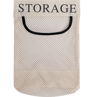 壁挂式袜子内衣收纳神器卫生间袋子床边门后衣柜墙挂浴室置物网兜