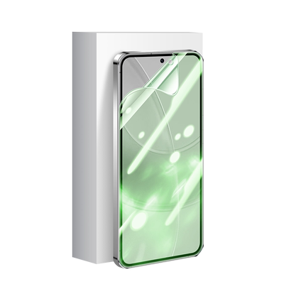 适用三星S24+S25绿光膜S23+S22钢化水凝膜S21FE抗蓝光护眼Galaxy S20+Ultra软膜保护曲屏u曲面屏plus手机贴膜