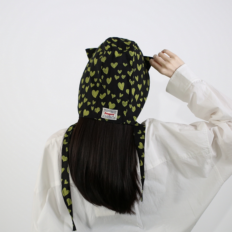 韩式大头围轻薄棉质遮阳帽子