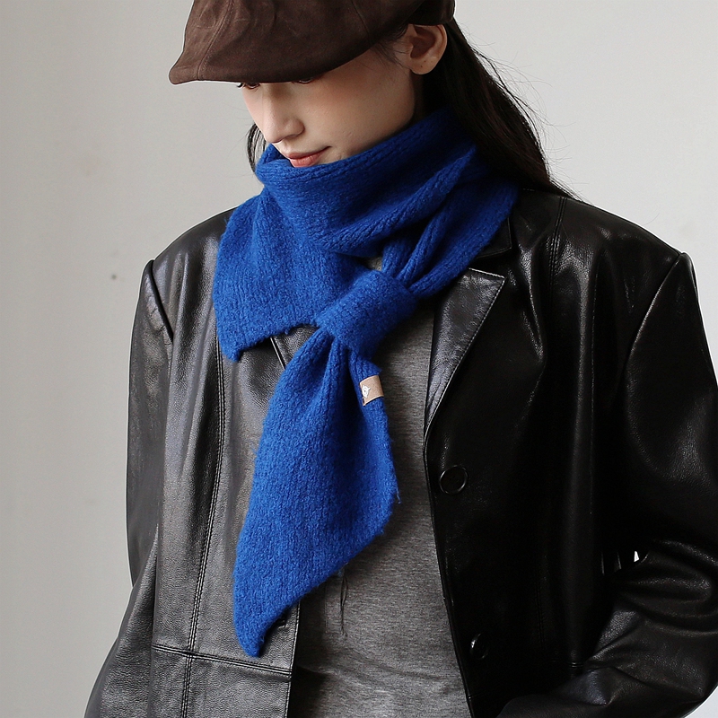 高级感薄款斜三角围脖